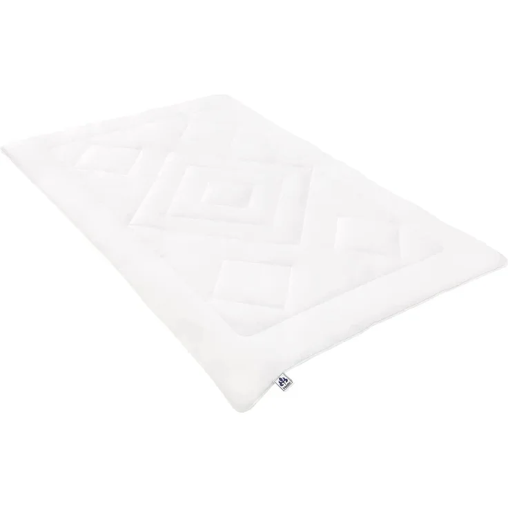 Badenia Bettcomfort Steppbett Irisette Noblesse Leicht Sommerdecke, 155x220 cm, weiß