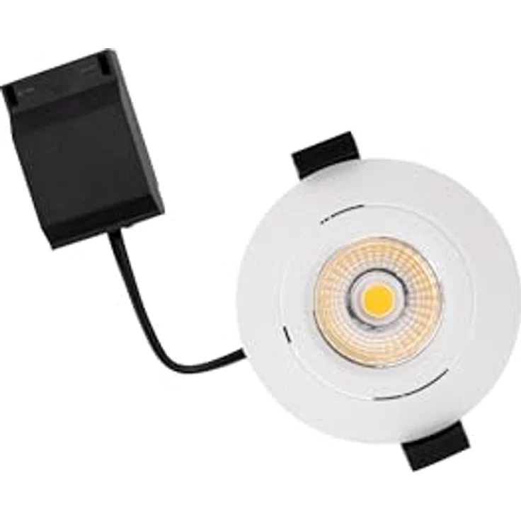 Dotlux LED-Leuchte CIRCLEminidim 6W, dimmbar, 3000K, spritzwassergeschützt, ultraflach, weiß – Bild 4