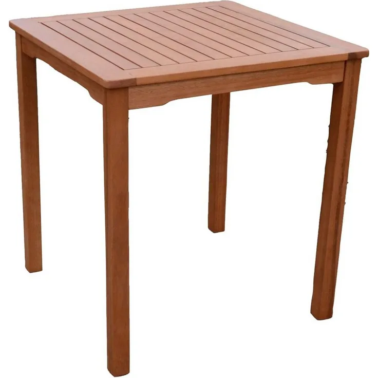 Gartentisch Balkontisch PITTSBURGH 70 x 70 cm aus Eukalyptus