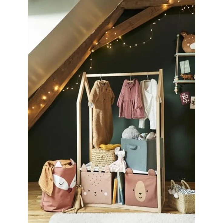 vertbaudet Aufbewahrungsbox Kinderzimmer GRÜNER WALD, 3er-Set – Bild 6