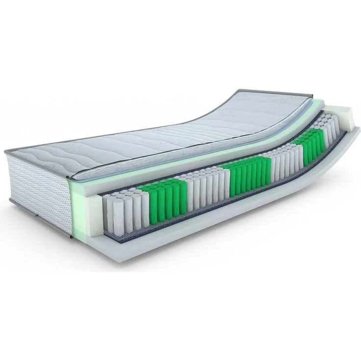 MSS® "SilverSeason" 7 Zonen Taschenfederkernmatratze Premium (200.100.26-H3)""