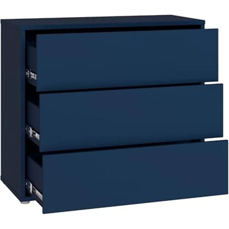 FORTE Kommode Alice Springs, Kommode, 3 Schubkästen B/H/T 94,8/83,1/41,5, Schubkästen mit Vollauszug, grifflos,Push to open – Bild 7