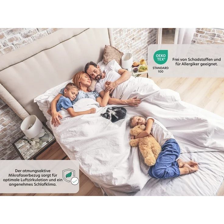 HydroCell® 13 cm Matratze 90 x 200 cm Härtegrad H2 & H3 : 13 cm : H2 & H3 : 90 x 200 cm – Bild 4