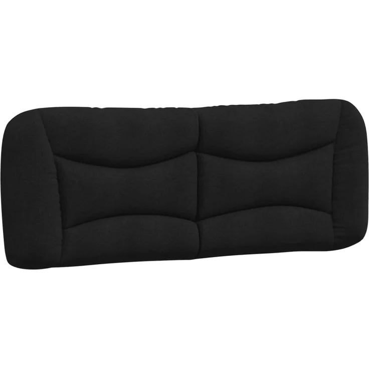 vidaXL Kopfteil-Kissen Schwarz 120 cm Stoff 374563 – Bild 2