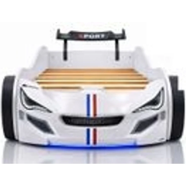 Autobett Kinder 90x200 Jungen LED Leuchte Unterbodenbeleuchtung Sound Fernbedienung – Bild 11