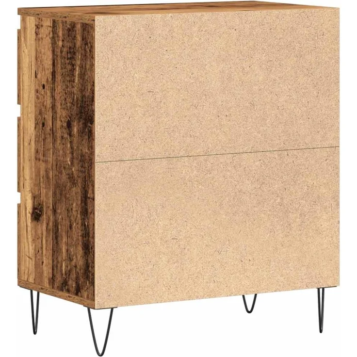 vidaXL Sideboard mit Schubladen Altholz 60 x 35 x 70 cm Holzwerkstoff 863495 – Bild 7