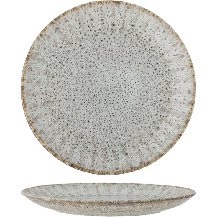CREATIVE COLLECTION Fleur Teller 27 cm Steinzeug natur