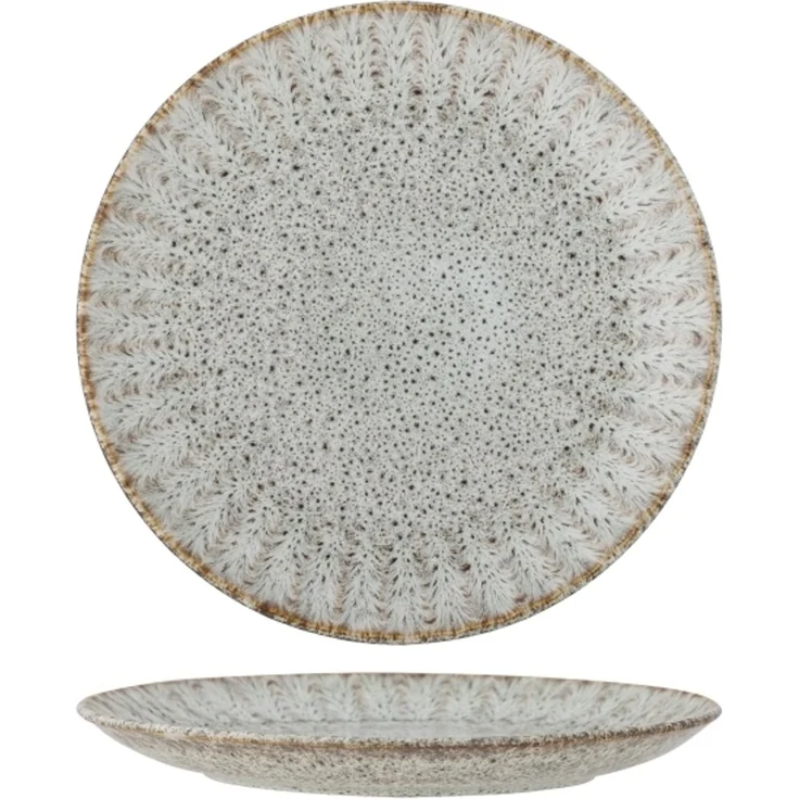 CREATIVE COLLECTION Fleur Teller 27 cm Steinzeug natur