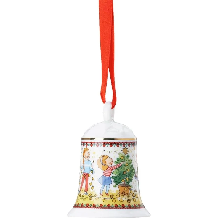 Hutschenreuther Porzellanglocke Weihnachtsglocke 2024
