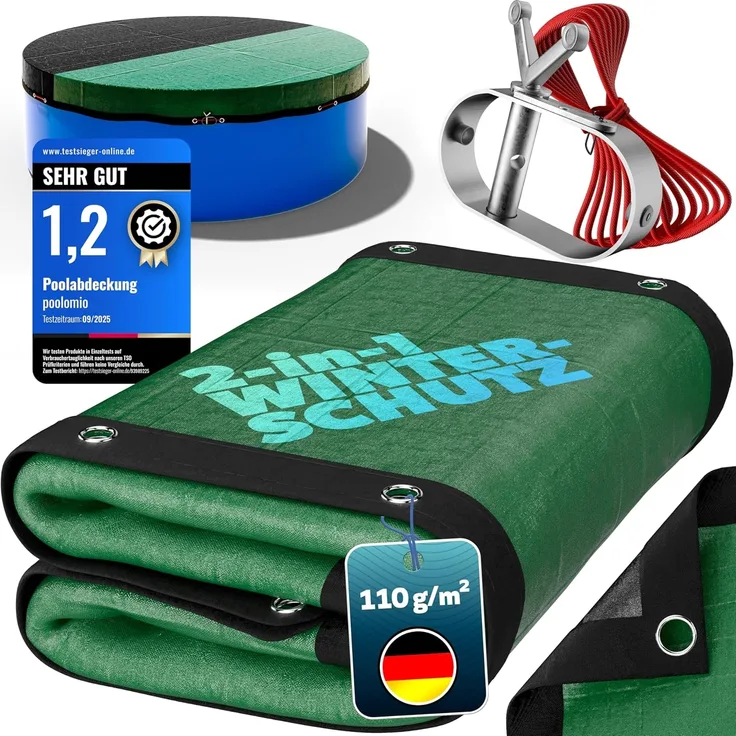 Winterplane Basic rund [Ø 500 cm | 110g/m²]