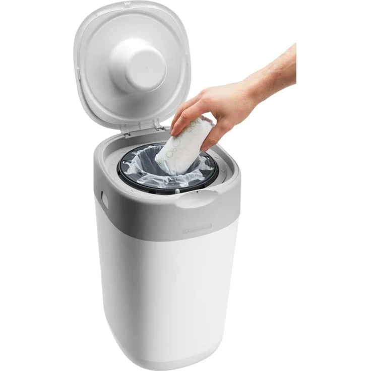 Tommee Tippee Twist & Click Starter Package Windeleimer + 6 Nachfüllpackungen Weiß – Bild 4