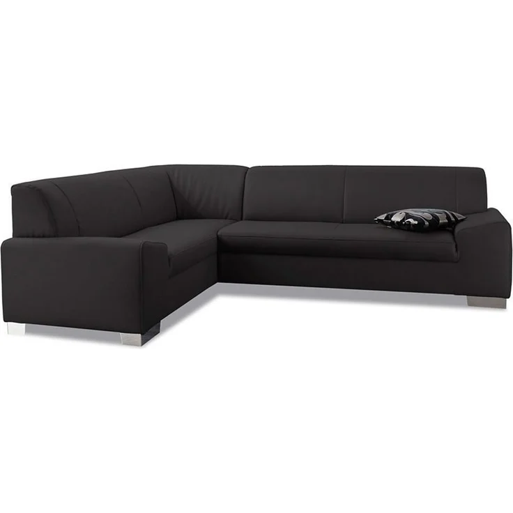 DOMO collection Ecksofa Alisson, zeitlose Optik, flache Armlehnen, L-Form, fester Sitzkomfort, wahlweise mit Bettfunktion – Bild 2