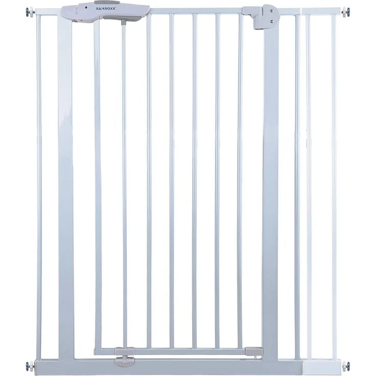 Absperrgitter Treppenschutzgitter weiß für 85-95cm Durchgang 110cm Hoch – Bild 1