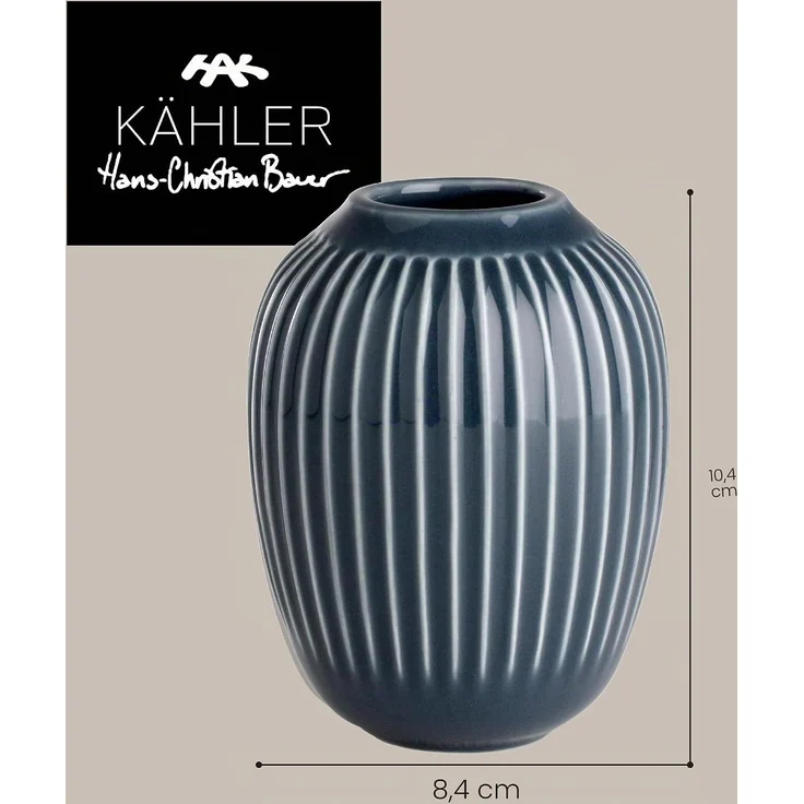 Vase H100 Hammershøi anthracite – Bild 3