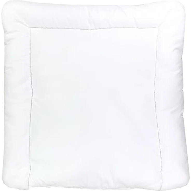 TupTam Baby Wickeltischauflage mit Baumwollbezug Gemustert, Farbe: Savanne Beige, Größe: 70x70 cm – Bild 6