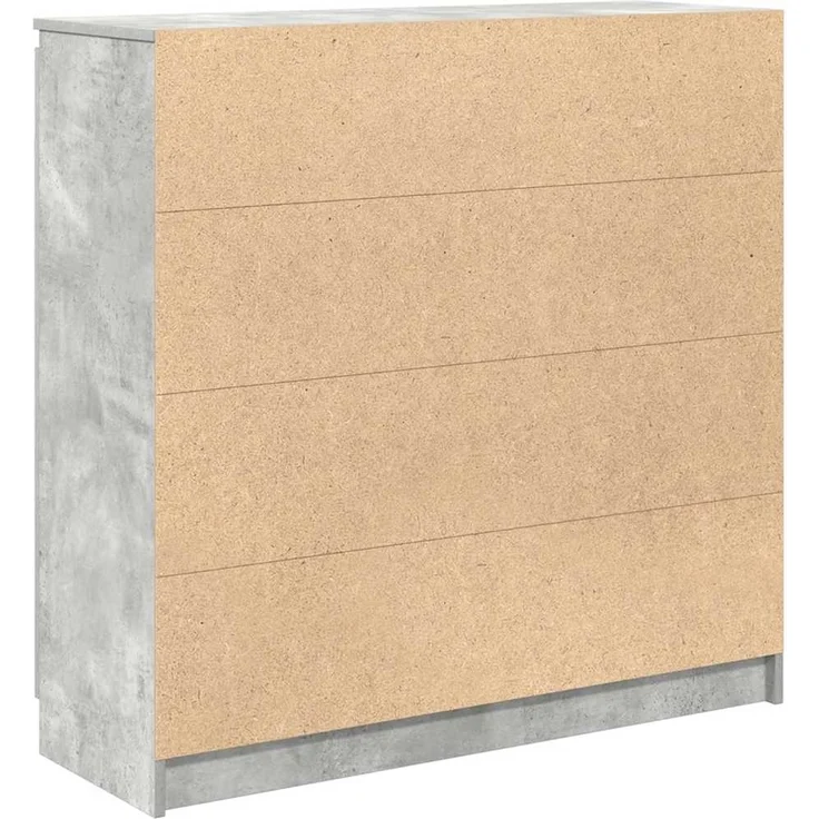 vidaXL Sideboard mit Schubladen Betongrau 100,5x35x98,5 cm 3328456 – Bild 7