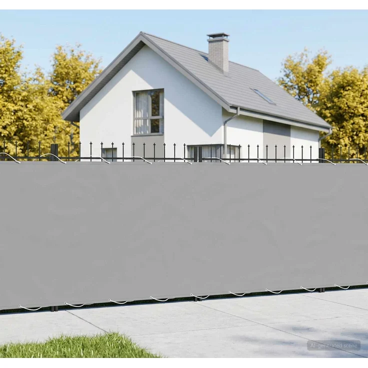 vidaXL Balkon-Sichtschutz 1,2 x 15 m Stoff mit PU-Beschichtung 42036758 – Bild 1