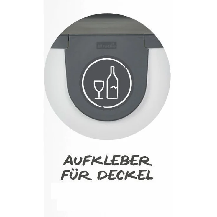 ROTHO Abfallbehälter Albula 25l blue 106024 – Bild 5