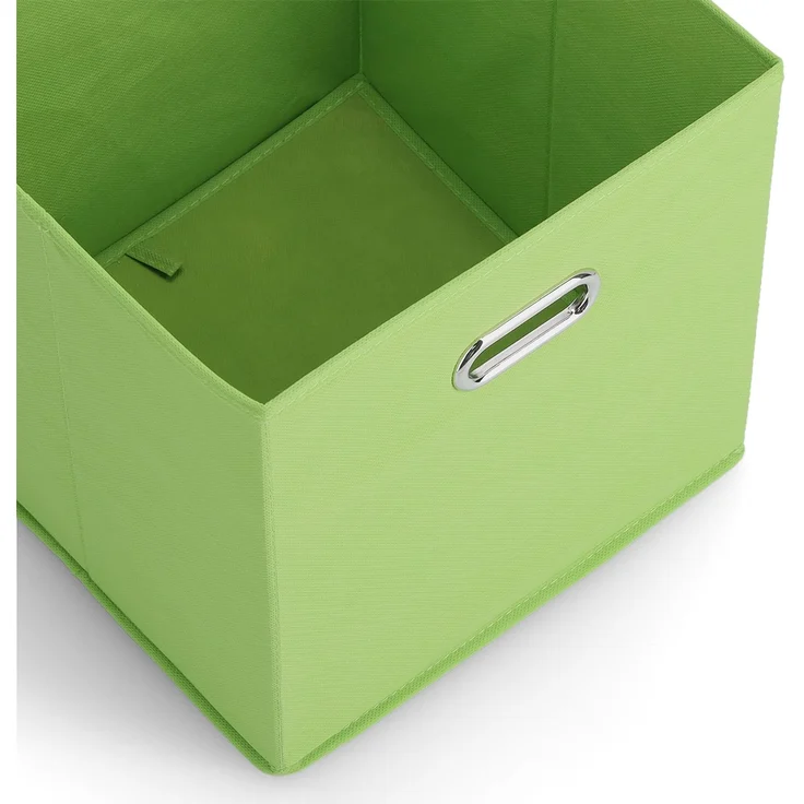 Aufbewahrungsbox mit Griff, Vlies - Grün – Bild 2