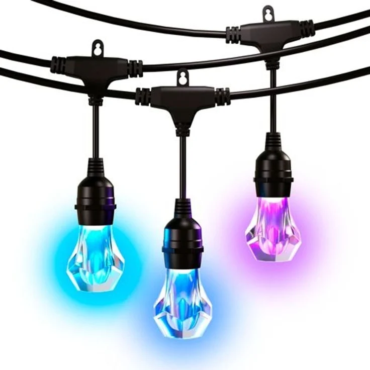 Nanoleaf 'Essentials Matter' Smart Outdoor String Light Starter, dimmbar, 15 m