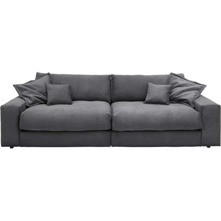 Big Sofa Kamil von ED Exciting Design im Fjord Cordbezug mit optionalem Hocker – Bild 2