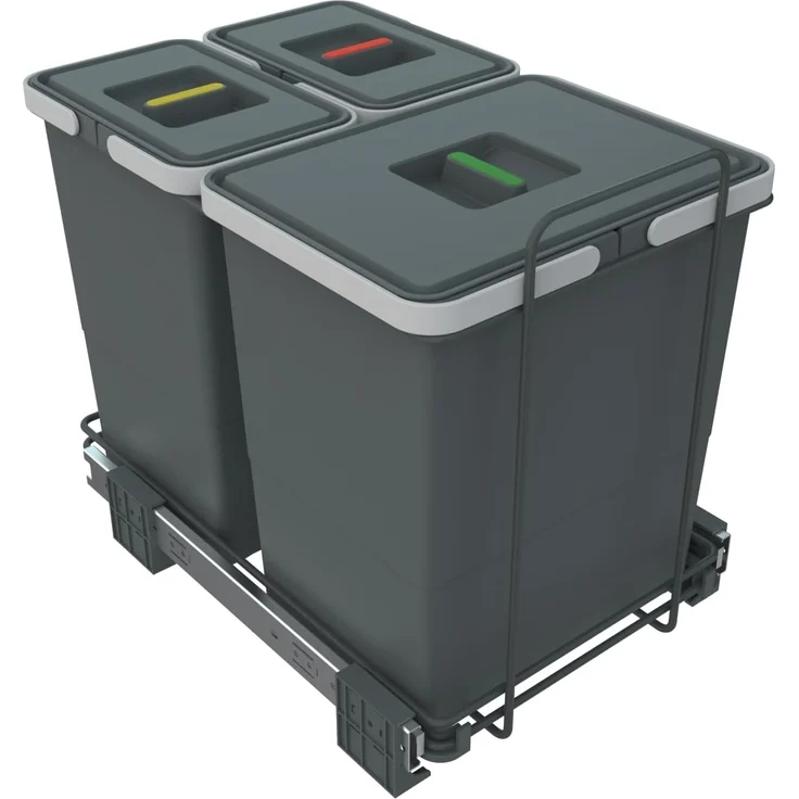 Elletipi Ecofil Abfallsammler PF01 34B1 Auszug 2x 8 + 18 Liter – Bild 1