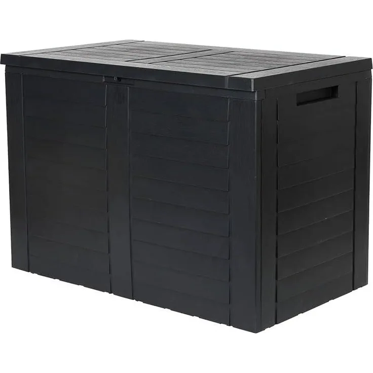 Balkon Auflagenbox Holz Optik Gartentruhe Auflagen Kissenbox Balkon Box Truhe