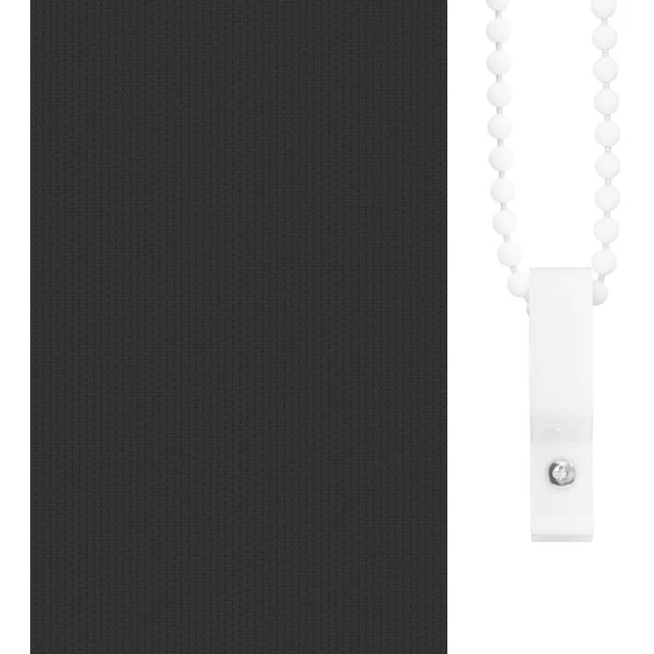 vidaXL Verdunkelungsrollo Schwarz 100x150 cm Stoffbreite 95,7 cm 4010868 – Bild 9