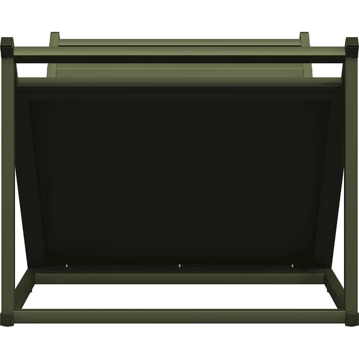 vidaXL Brennholzregal Olivgrün 70x43x34,5 cm Kaltgewalzter Stahl 864176 – Bild 5