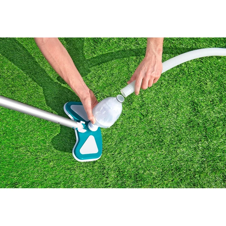 Poolpflege Basis-Set AquaClean™ mit pumpenbetriebenem Poolsauger & Kescher für Poolgrößen bis 610 cm – Bild 14