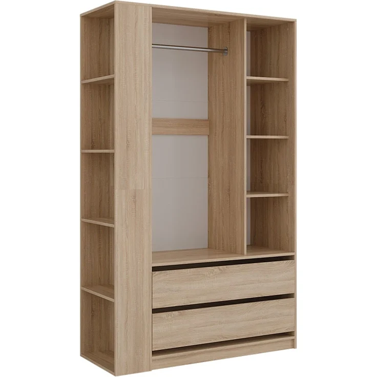 Kleiderschrank Elmo Sonoma 50 x 200 cm 2er Set Vicco – Bild 1