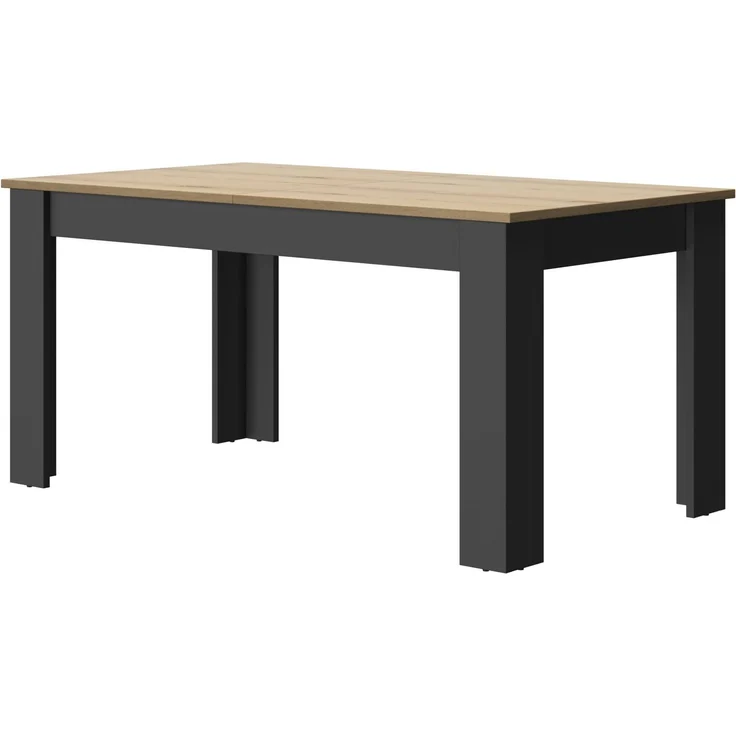 CaliCosy 'MANCHESTER' Rechteckiger, ausziehbarer Esstisch - 8 pers. - Dunkles Holz – Bild 1