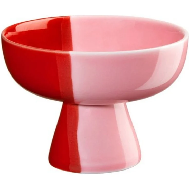 ASA SELECTION Schale joy Schale auf Fuß strawberry smoothie 11cm, Porzellan, (Schalen) – Bild 3