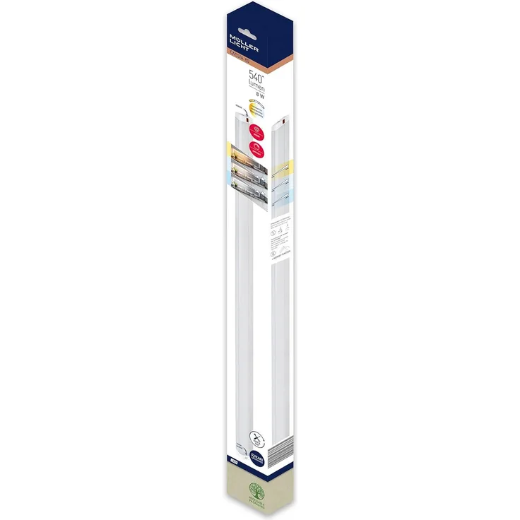 Mueller-Licht 20000096 Cassia Sensor LED-Unterbauleuchte 8W Warmweiß, Neutralweiß, Tageslichtweiß