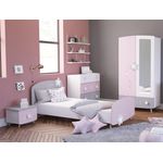 Jugendzimmer-Set >Savannah< (4-teilig) in Weiß