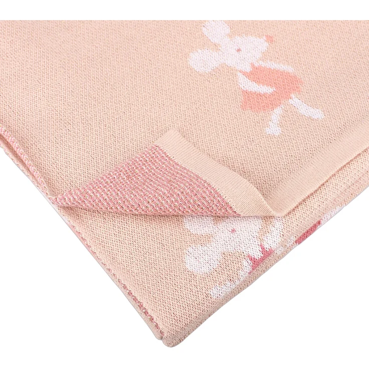 Kidzroom Babydecke 100x80 cm – Kuscheldecke aus Baumwolle mit Charlie dem Fuchs – Bild 3