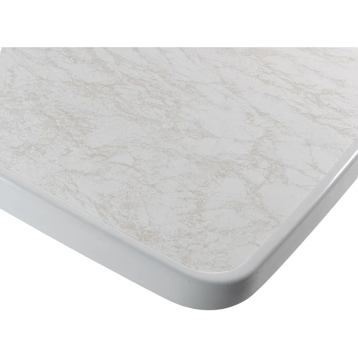 Sieger Boulevard-Klapptisch Boulevard-Klapptisch klappbar, Stahl Weiß 70 x 72 x 70 cm – Bild 3