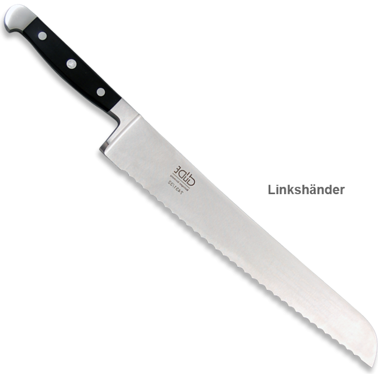 Güde Alpha 1431/32L Brotmesser Franz Güde 32 cm LINKSHÄNDER