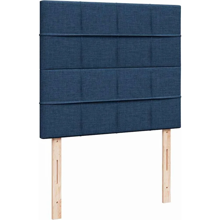 vidaXL Ottoman-Bett mit Matratze & LEDs Blau 120x200 cm Stoff 3314002 – Bild 9