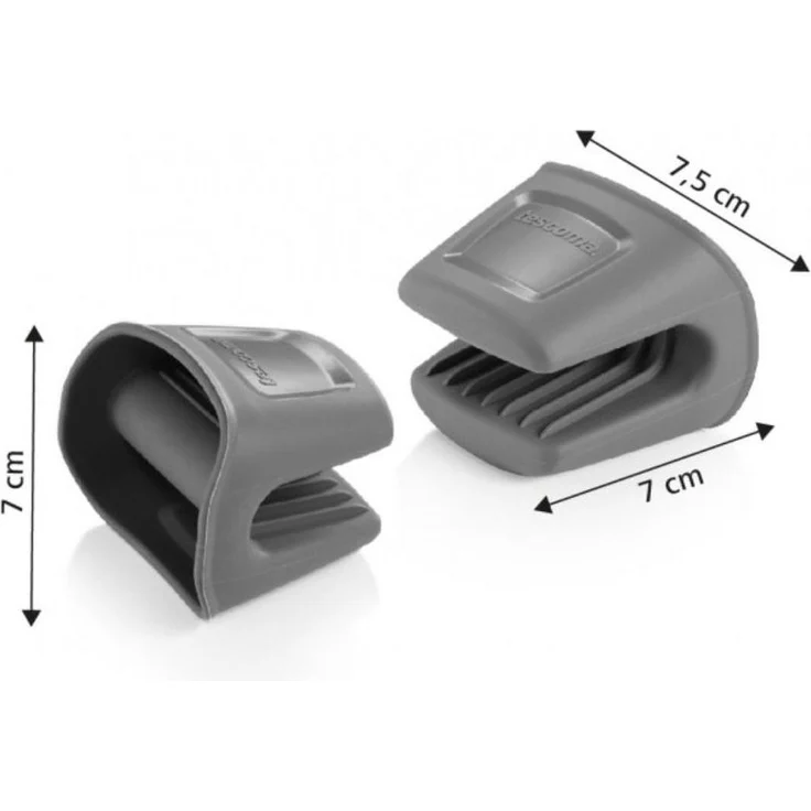 Tescoma Topfhandschuhe Silikon-Topflappen GrandCHEF, 2 St, (Packung, 2-tlg, 2x Topflappen), 2 Stück, Silikon – Bild 2