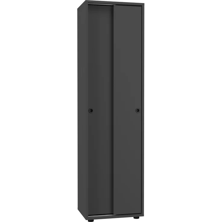 VCM Büroschrank Ulas 919824 Anthrazit H. 168 x B. 49 x T. 38 cm – Bild 2