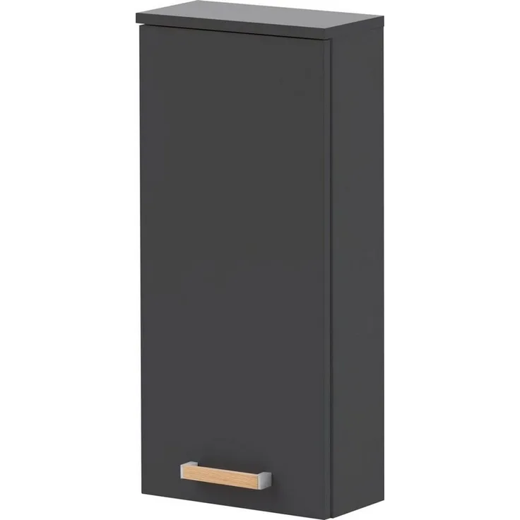 SCHILDMEYER Hängeschrank Oberschrank Badschrank anthrazit 32,7 x 72,3 x 16,2 cm