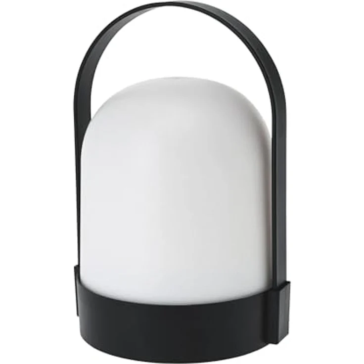 Spetebo LED Außen-Tischleuchte LED Garten Tischleuchte warm weiß - 21 x 13 cm, AN / AUS, LED fest integriert, warmweiß, Tischlampe mit Henkel Batterie betrieben – Bild 1