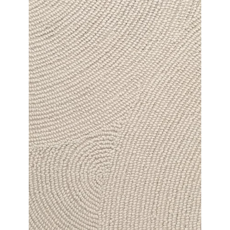 XXXL Wollteppich Eleni, Rund, Creme, Handgetuftet, Pflegeleicht, Für Fußbodenheizung Geeignet, 150 cm Durchmesser – Bild 10