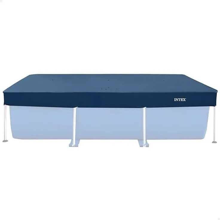 Intex | Rectangular Pool Cover | Poolabdeckplane - 260 x 160 cm | idealer Schutz für Rectangular Frame Pool