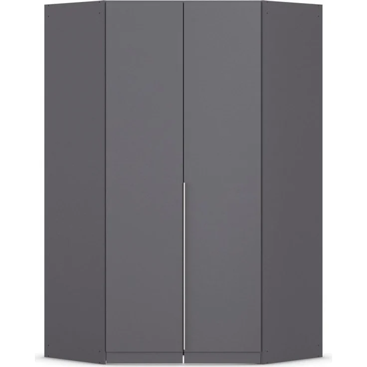 OTTO home Eckkleiderschrank Kleiderschrank Schrank Ankleidezimmer Schlafzimmer Garderobe AGORDO (in zwei Griff-Farben, Breite/Tiefe 117x117 cm, Höhen 210/229 cm) voll ausgestattet mit großzügigem Stauraum, 2 Höhen MADE IN GERMANY – Bild 4