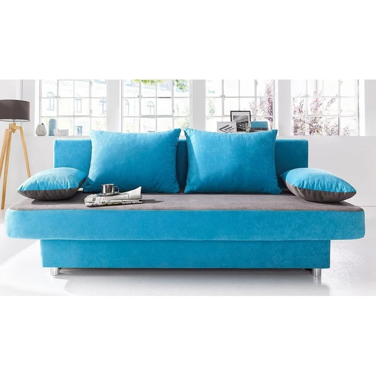 COLLECTION AB Schlafsofa Ulla inkl. Bettfunktion und Bettkasten, Schlafsofa,Bettfunktion,Bettkasten,inkl. Rückenkissen,Armlehnekissen – Bild 5