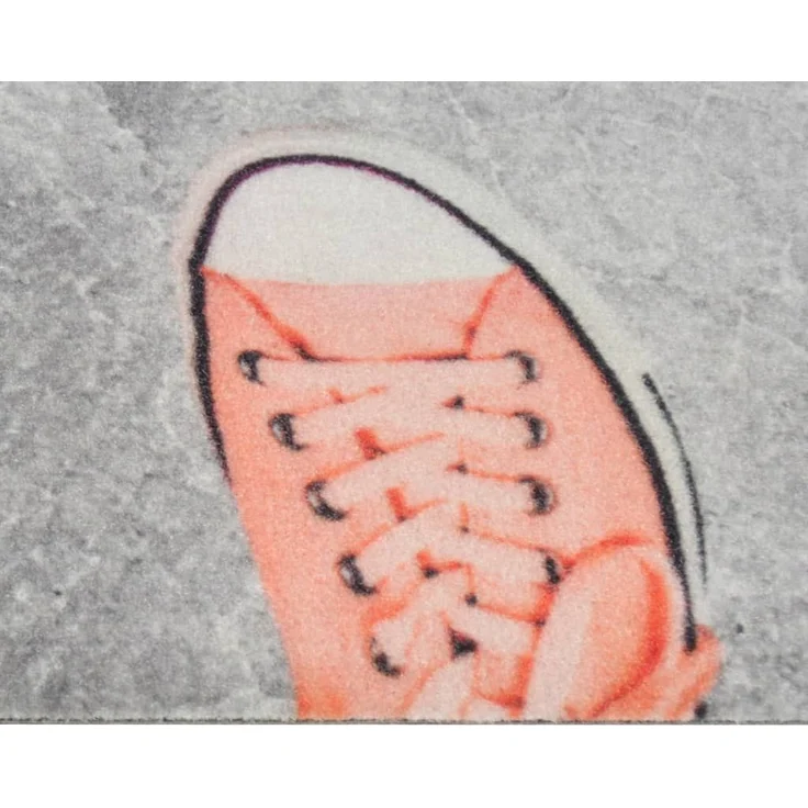 vidaXL Küchenteppich Waschbar Shoezone 45x150 cm Samt 136561 – Bild 3