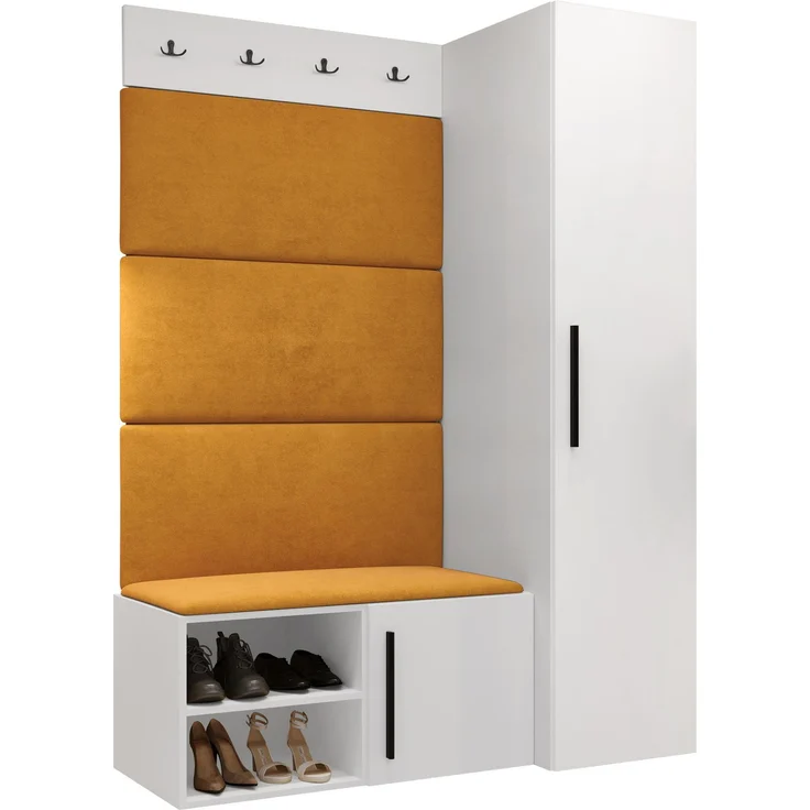 Garderoben-Set Mapreni II (Farbe: Weiß, Manila 32) – Bild 1