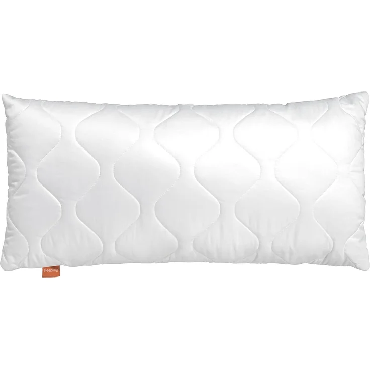 sleepling Kopfkissen Komfort 100, Füllung: 100 % Polyester (Fasern und Faserkugeln), Bezug: 100% Polyester, Seitenschläfer, Rückenschläfer, Bauchschläfer, mit Komfortfüllung, Made in EU – Bild 1